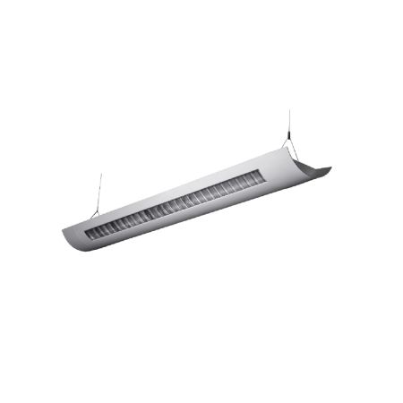 Alcon Lighting Delano 10104 T8 or T5HO Fluorescent Architectural Linear Suspended Light Fixture – Uplight (Indirect) and Downlight (Direct)