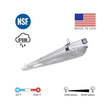 Low-Profile IP69K-Rated Linear LED Canopy Light