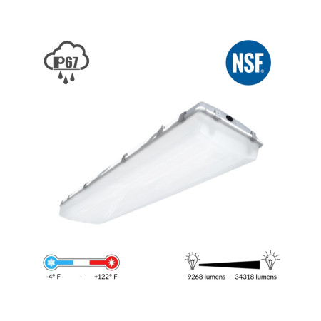 Low-Profile Vapor Tight High Bay Canopy Light