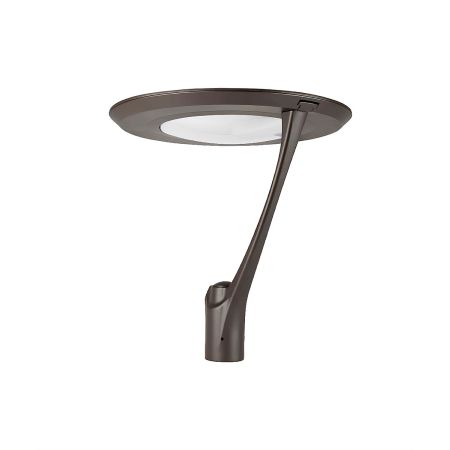 Alcon 11410-S Architectural Modern Single Arm LED Post Light | Selectable Wattage and Color Temperature