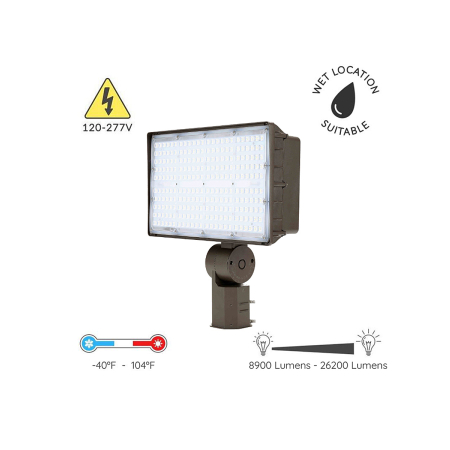 Outdoor Slip Fitter Mount LED Flood Light