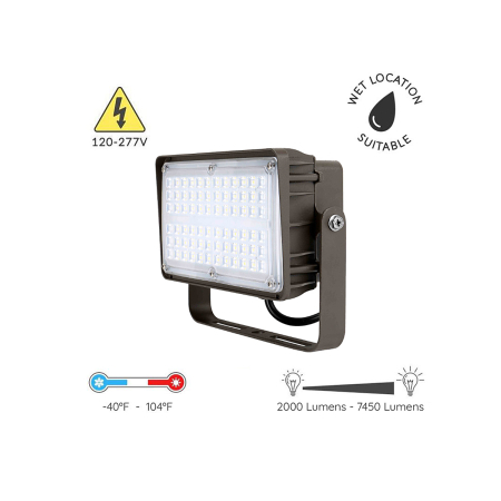 Outdoor Trunnion Mount LED Flood Light