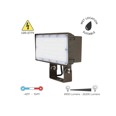 Outdoor Yoke Mount LED Flood Light