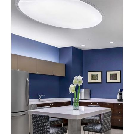 Large Round-Panel LED Recessed Light