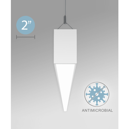 2.5-Inch Antimicrobial Linear LED Pendant Light