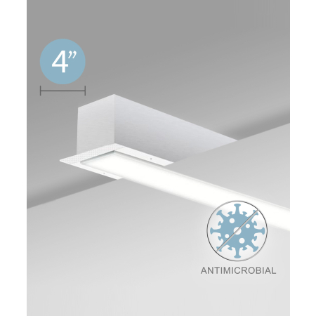 4-Inch Antimicrobial Linear LED Recessed Light