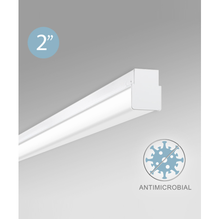 Antimicrobial Slim Linear Surface-Mounted LED Ceiling Light