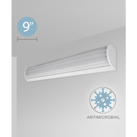 Antimicrobial Wall-Mount Linear LED Light