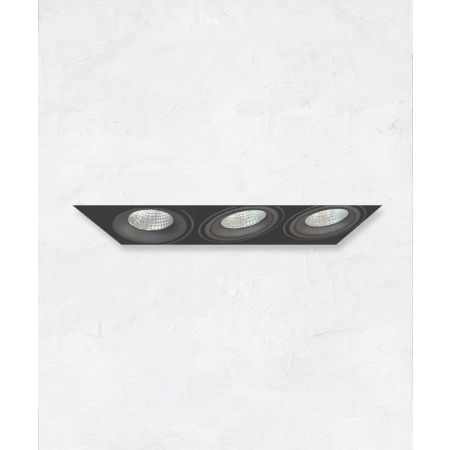 3-Head Multiple Trimless Adjustable LED Recessed Light