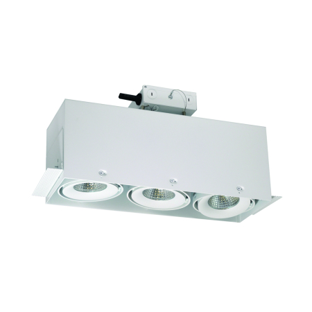 3-Head Multiple Trimless Adjustable LED Recessed Light