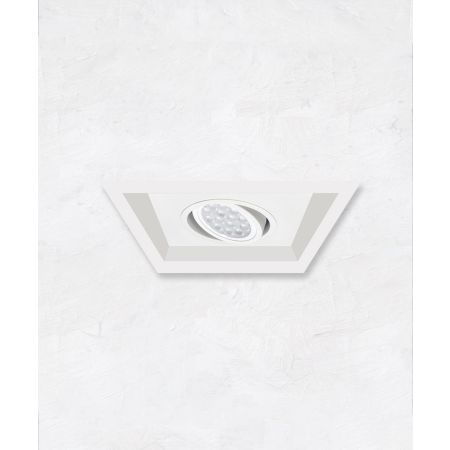 1-Head Multiple Flanged Adjustable LED Recessed Light