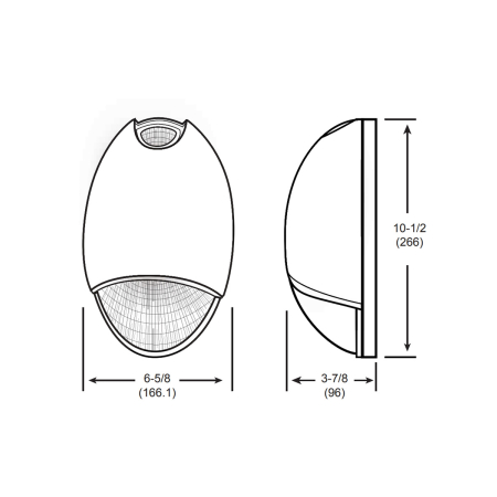 Alcon Lighting 16102 Atlas Architectural LED Decorative Teardrop AC Emergency Unit