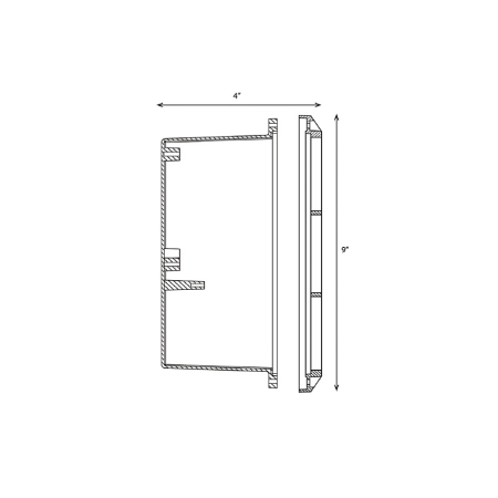 Alcon Lighting 9203-F Acropolis Architectural LED Low Voltage Step Light Flush Mount Fixture