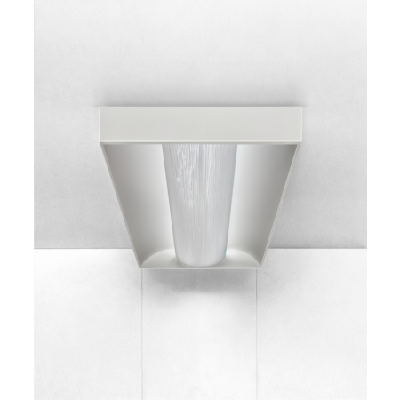 Alcon Lighting 24000-S LED Drop Panel surface light with a white finish.