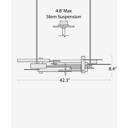 Planar 3000K Adjustable Horizontal Pendant LED Light